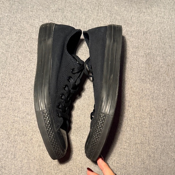 Converse Women's All-Black Sneakers - Picture 3 of 7